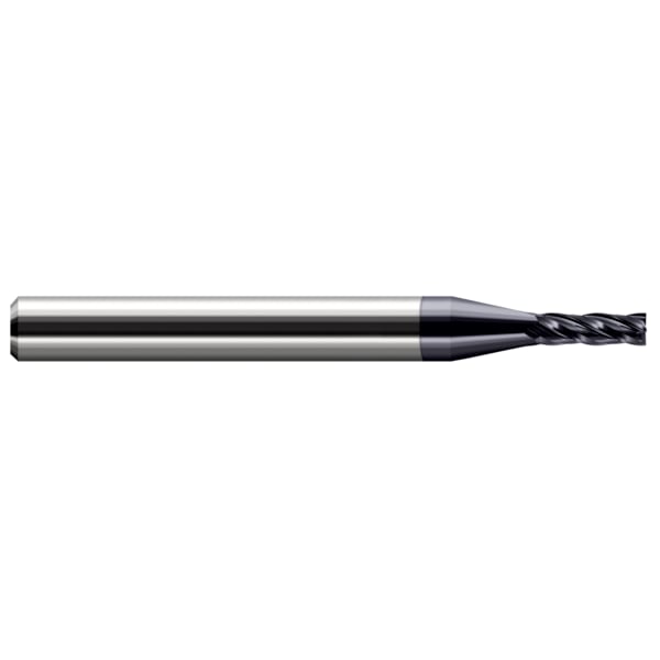 Miniature End Mill - Square - Stub & Standard, 0.2500" (1/4), Number of Flutes: 3